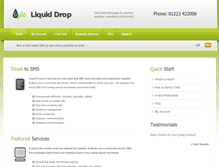 Tablet Screenshot of liquiddrop.com